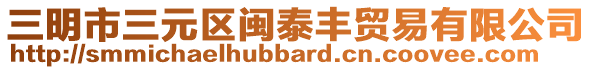 三明市三元區閩泰豐貿易有限公司