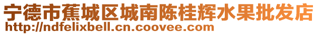 寧德市蕉城區城南陳桂輝水果批發店