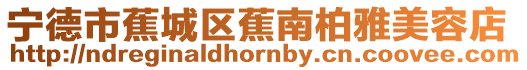 寧德市蕉城區蕉南柏雅美容店