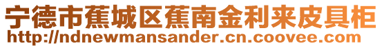 寧德市蕉城區(qū)蕉南金利來皮具柜