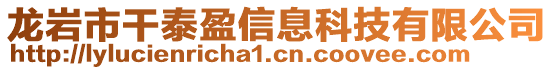 龍巖市干泰盈信息科技有限公司