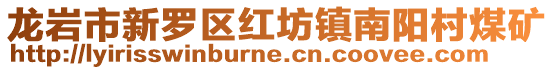 龍巖市新羅區紅坊鎮南陽村煤礦