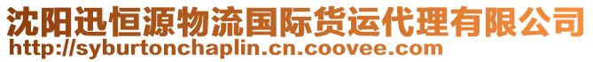 沈陽迅恒源物流國際貨運(yùn)代理有限公司