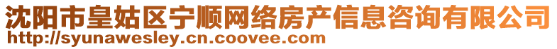 沈陽(yáng)市皇姑區(qū)寧順網(wǎng)絡(luò)房產(chǎn)信息咨詢(xún)有限公司