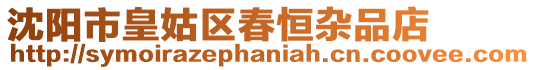 沈陽市皇姑區春恒雜品店