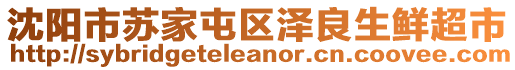 沈陽市蘇家屯區澤良生鮮超市