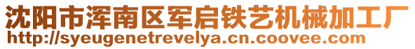 沈陽市渾南區軍啟鐵藝機械加工廠