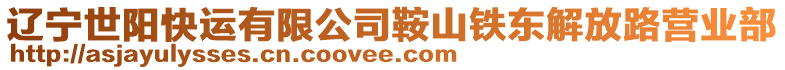 遼寧世陽快運有限公司鞍山鐵東解放路營業(yè)部