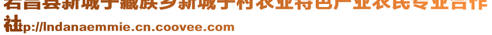 宕昌縣新城子藏族鄉(xiāng)新城子村農(nóng)業(yè)特色產(chǎn)業(yè)農(nóng)民專業(yè)合作
社