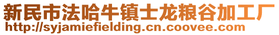新民市法哈牛鎮(zhèn)士龍糧谷加工廠