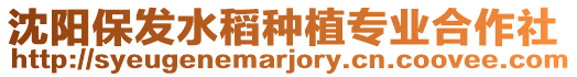 沈陽保發水稻種植專業合作社