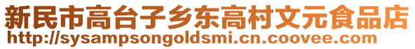 新民市高臺子鄉東高村文元食品店