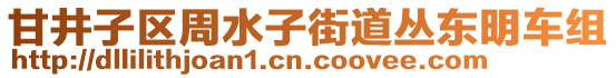 甘井子區(qū)周水子街道叢東明車組