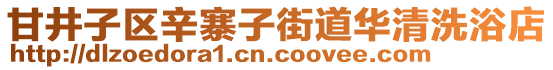 甘井子區(qū)辛寨子街道華清洗浴店