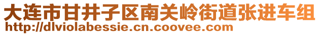 大連市甘井子區(qū)南關(guān)嶺街道張進車組