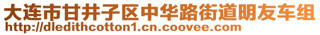 大連市甘井子區(qū)中華路街道明友車組