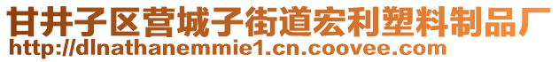 甘井子區(qū)營(yíng)城子街道宏利塑料制品廠