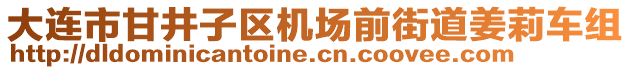 大連市甘井子區(qū)機(jī)場(chǎng)前街道姜莉車組