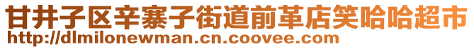 甘井子區(qū)辛寨子街道前革店笑哈哈超市