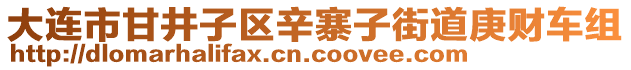 大連市甘井子區(qū)辛寨子街道庚財(cái)車組