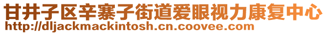 甘井子區(qū)辛寨子街道愛眼視力康復(fù)中心