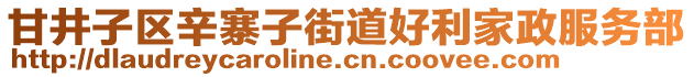 甘井子區(qū)辛寨子街道好利家政服務部