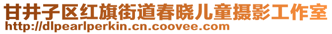 甘井子區紅旗街道春曉兒童攝影工作室