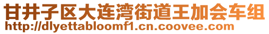 甘井子區(qū)大連灣街道王加會車組
