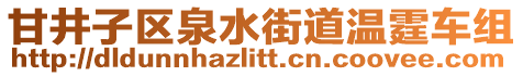 甘井子區(qū)泉水街道溫霆車組