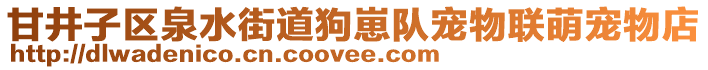 甘井子區泉水街道狗崽隊寵物聯萌寵物店