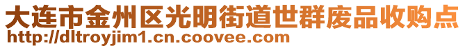 大連市金州區(qū)光明街道世群廢品收購(gòu)點(diǎn)