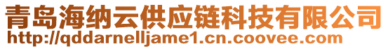 青島海納云供應鏈科技有限公司