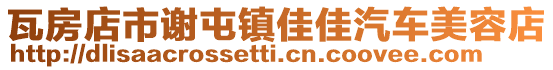 瓦房店市謝屯鎮佳佳汽車美容店