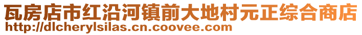 瓦房店市紅沿河鎮前大地村元正綜合商店