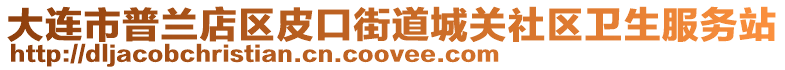 大連市普蘭店區皮口街道城關社區衛生服務站
