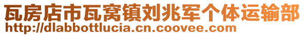 瓦房店市瓦窩鎮(zhèn)劉兆軍個(gè)體運(yùn)輸部