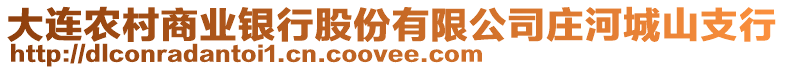 大連農(nóng)村商業(yè)銀行股份有限公司莊河城山支行