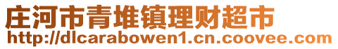 莊河市青堆鎮(zhèn)理財超市