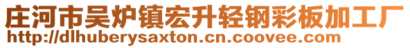 莊河市吳爐鎮(zhèn)宏升輕鋼彩板加工廠