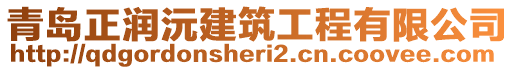 青島正潤(rùn)沅建筑工程有限公司