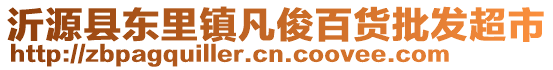 沂源縣東里鎮(zhèn)凡俊百貨批發(fā)超市