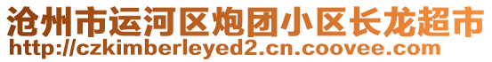 滄州市運河區(qū)炮團小區(qū)長龍超市