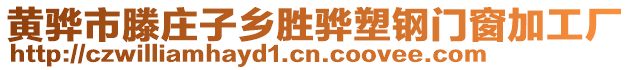 黃驊市滕莊子鄉(xiāng)勝驊塑鋼門窗加工廠