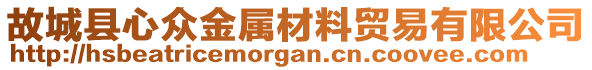 故城縣心眾金屬材料貿(mào)易有限公司