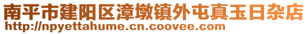 南平市建陽區(qū)漳墩鎮(zhèn)外屯真玉日雜店