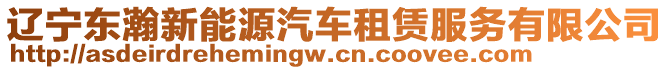 遼寧東瀚新能源汽車租賃服務(wù)有限公司