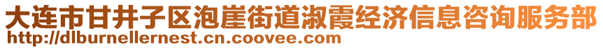 大連市甘井子區(qū)泡崖街道淑霞經(jīng)濟信息咨詢服務部