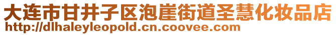 大連市甘井子區(qū)泡崖街道圣慧化妝品店