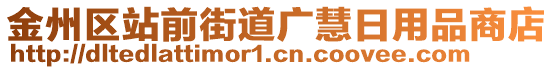 金州區(qū)站前街道廣慧日用品商店