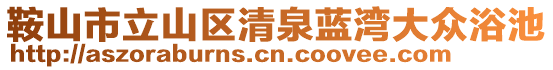 鞍山市立山區清泉藍灣大眾浴池